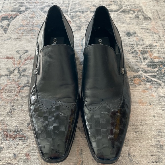 Goodman Italy 35506 Black Leather Loafers‎ Men's Size EU 43 Formal Slip-On Shoes - Picture 15 of 15